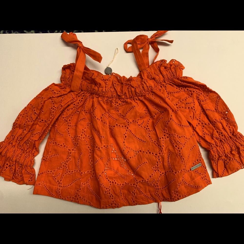 MSGM KIDS Red/orange shirt